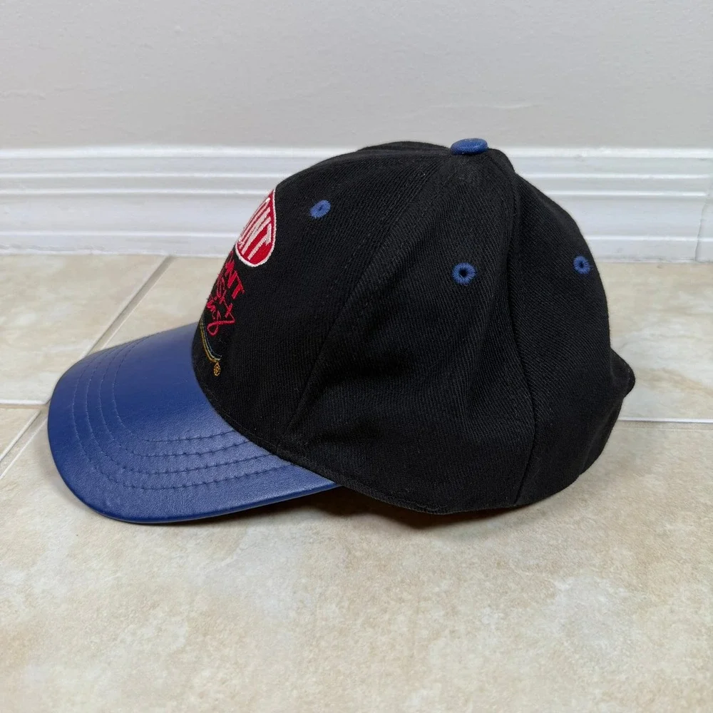 DuPont Refinish Racing Leather Brim Jeff Gordon Jeff Hamilton Hat Black Blue
